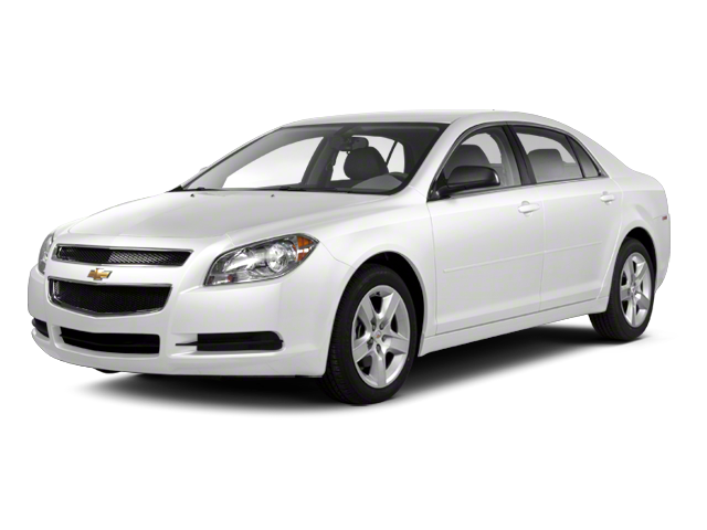 2012 Chevrolet Malibu LS in Summit White — front three-quarter view