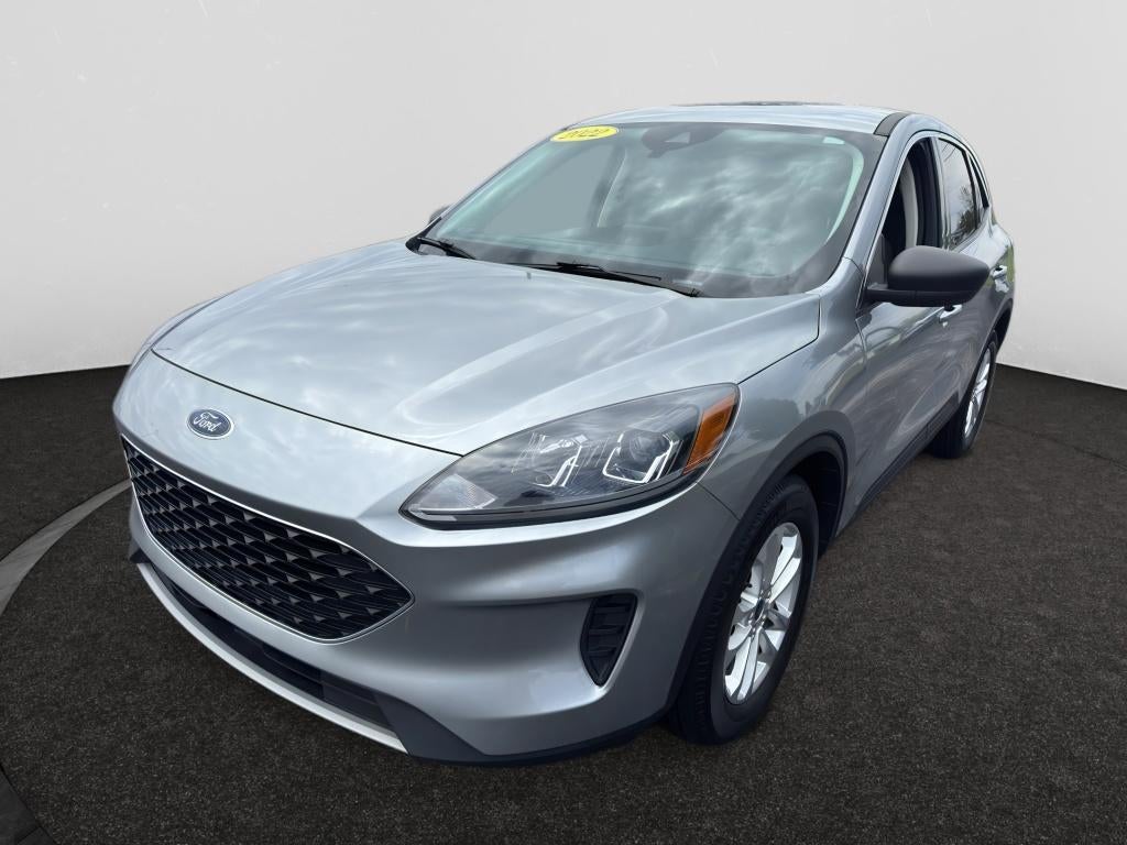 2022 Ford Escape SE in Iconic Silver Metallic — front three-quarter view